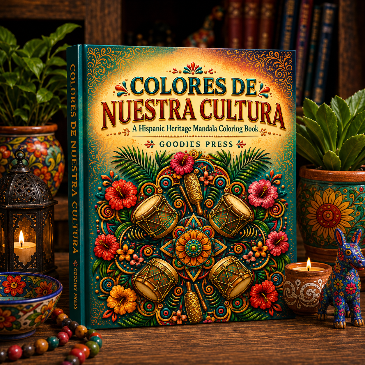 Colores de Nuestra Cultura book mockup