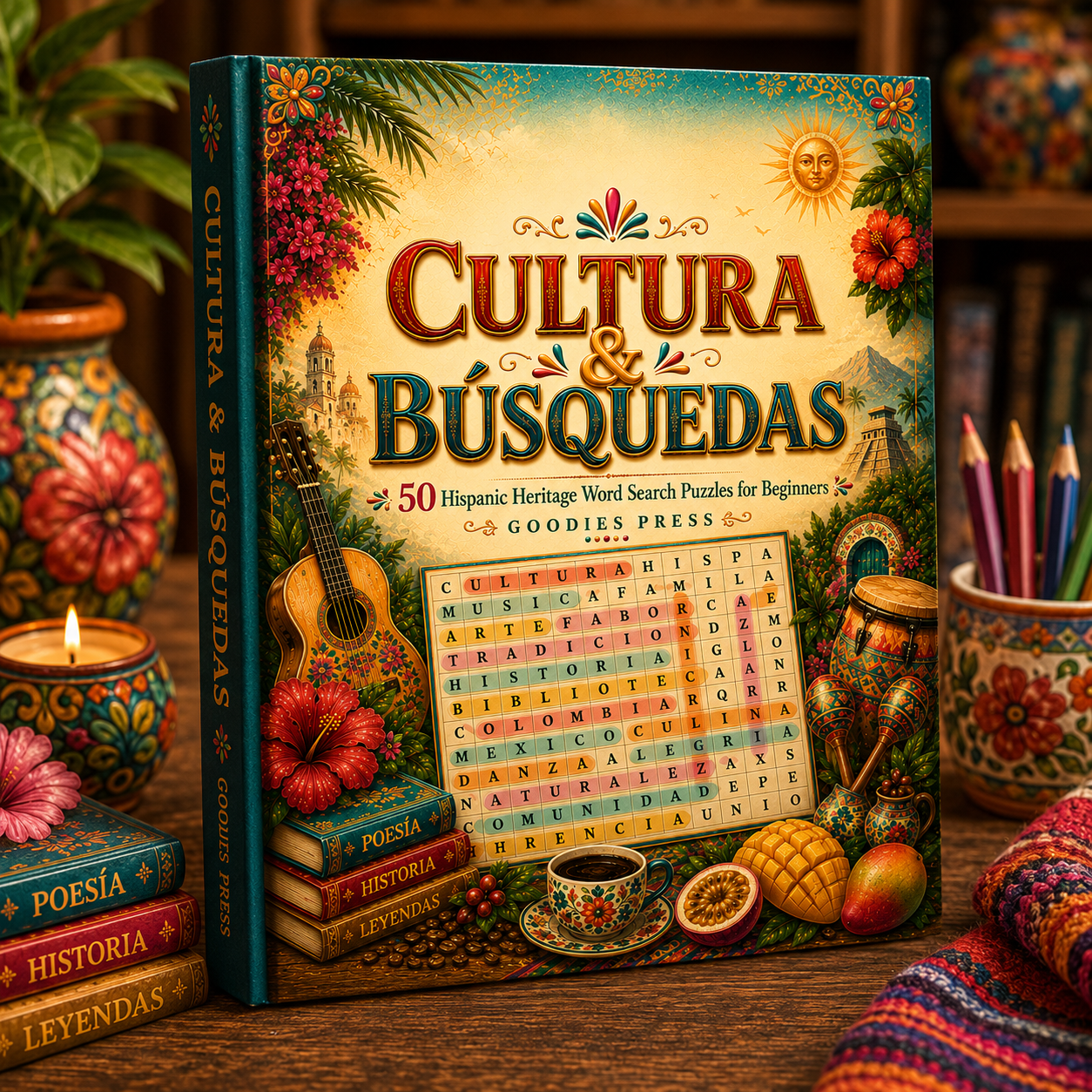 Cultura & Búsquedas book mockup