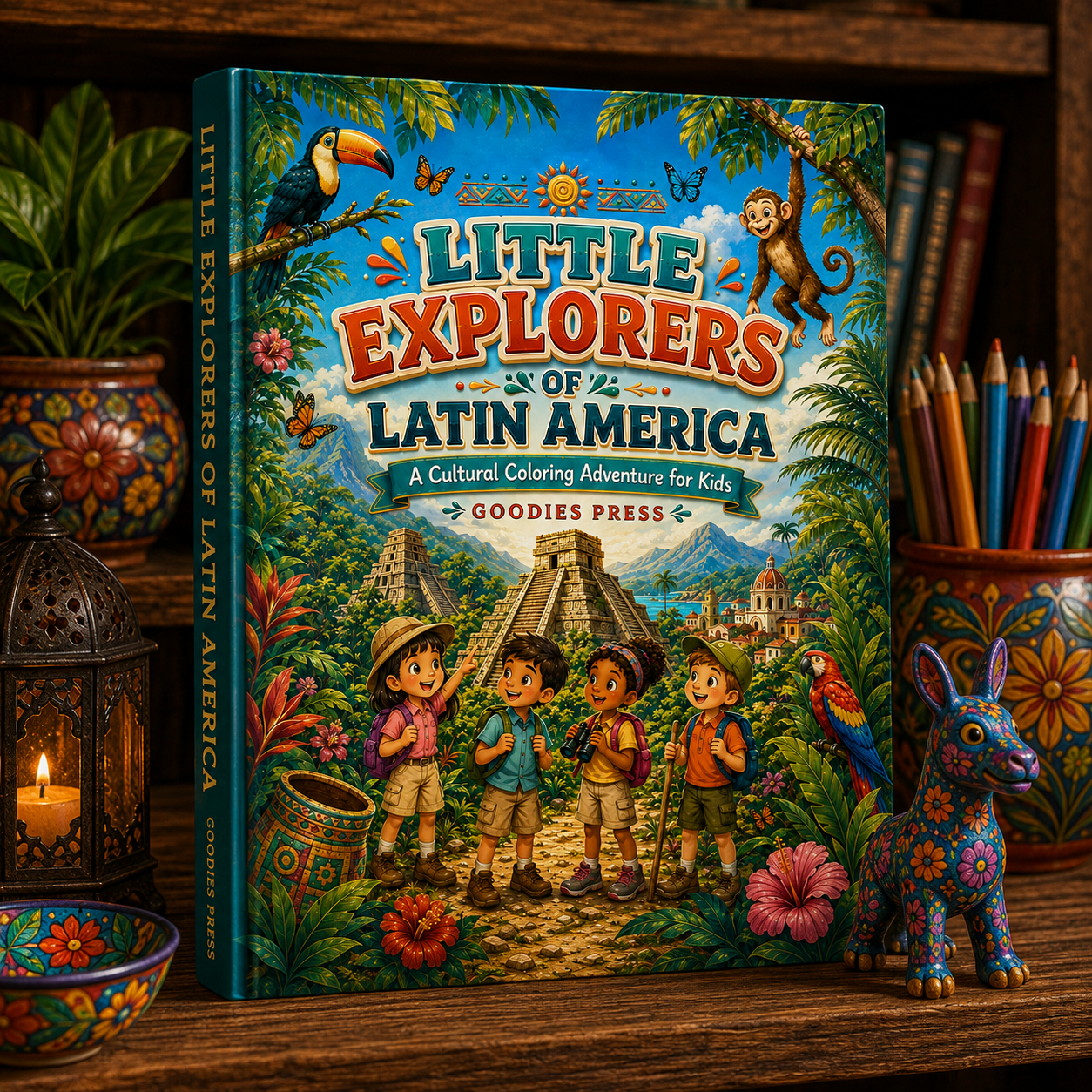 Little Explorers of Latin America book mockup