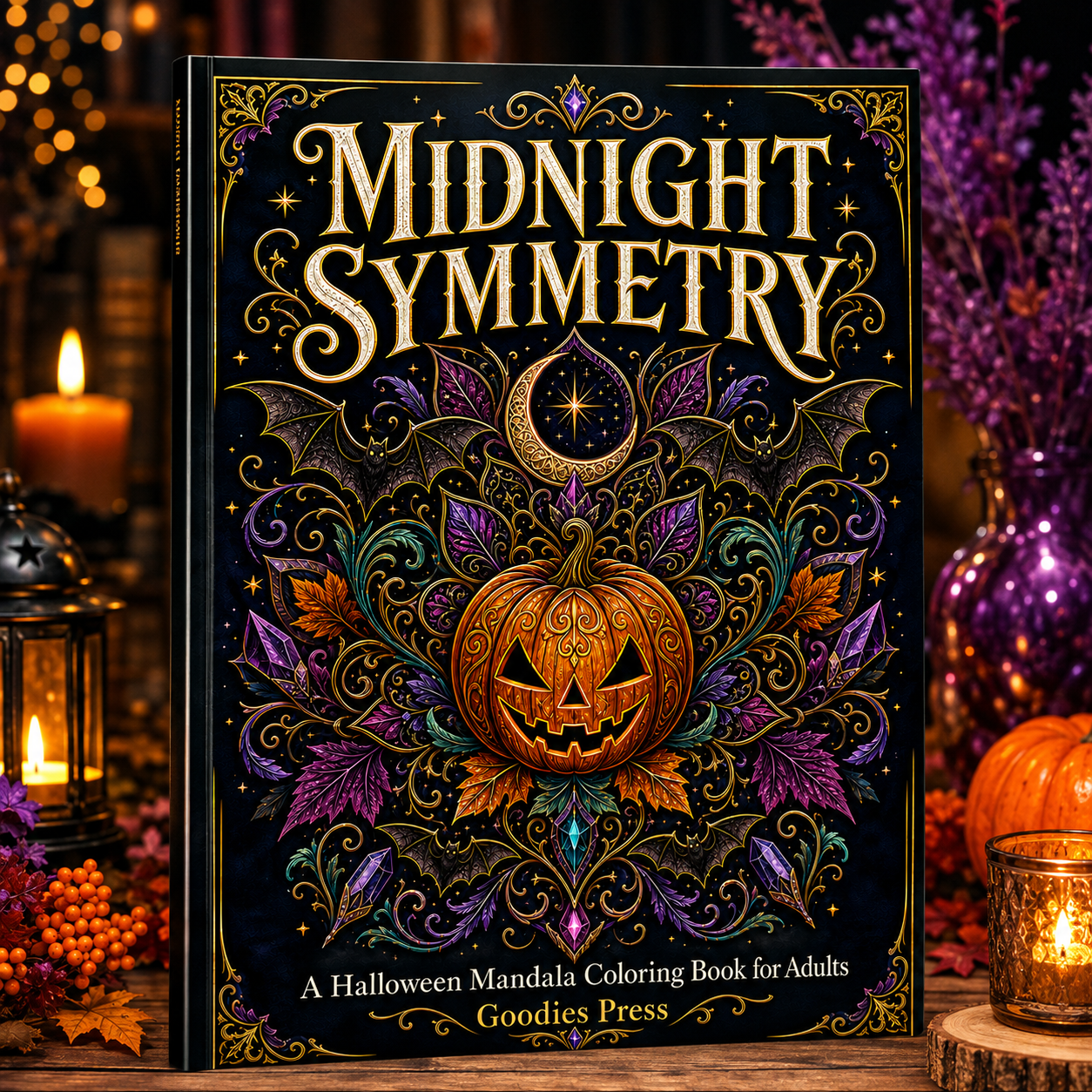 Midnight Symmetry book mockup