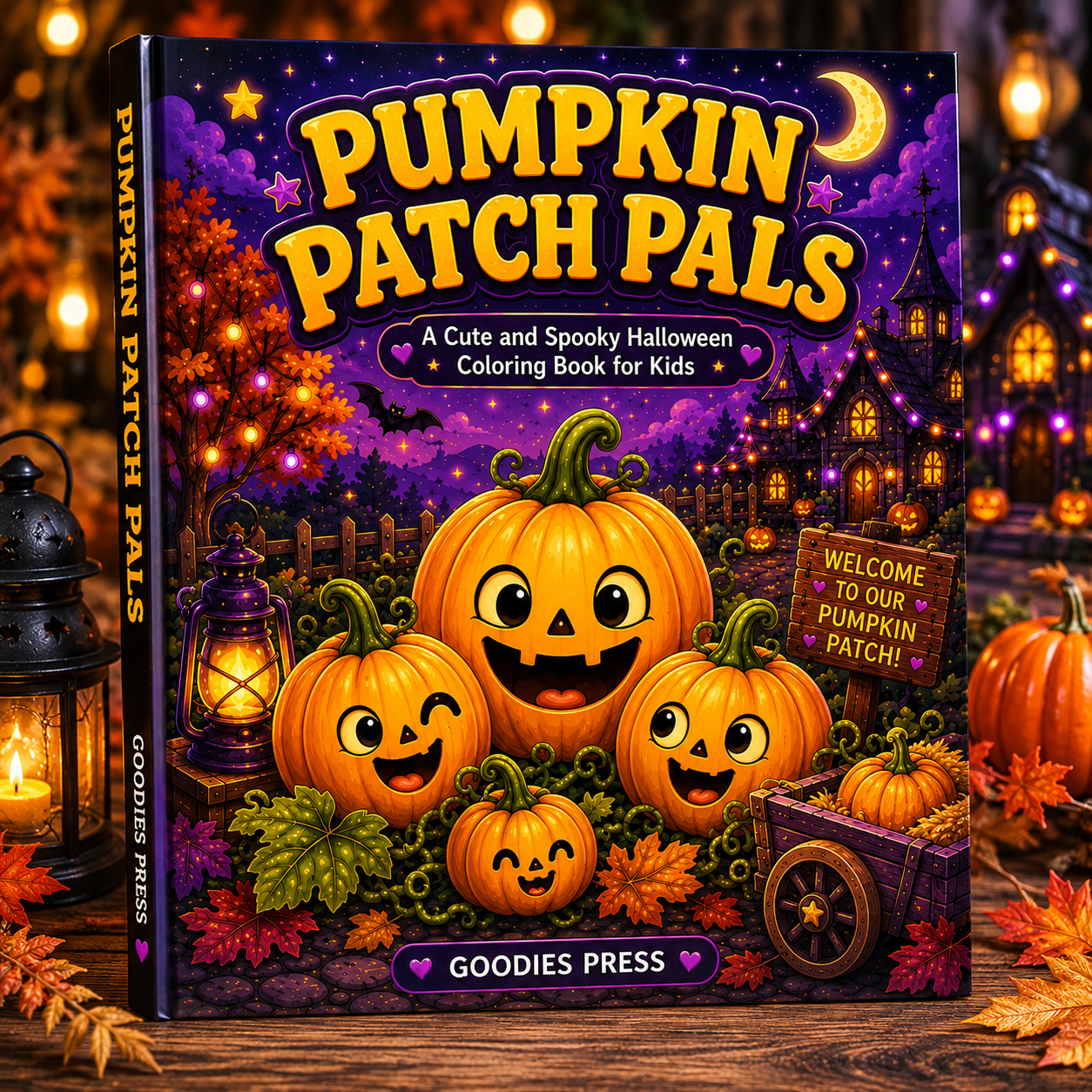 Pumpkin Patch Pals book mockup