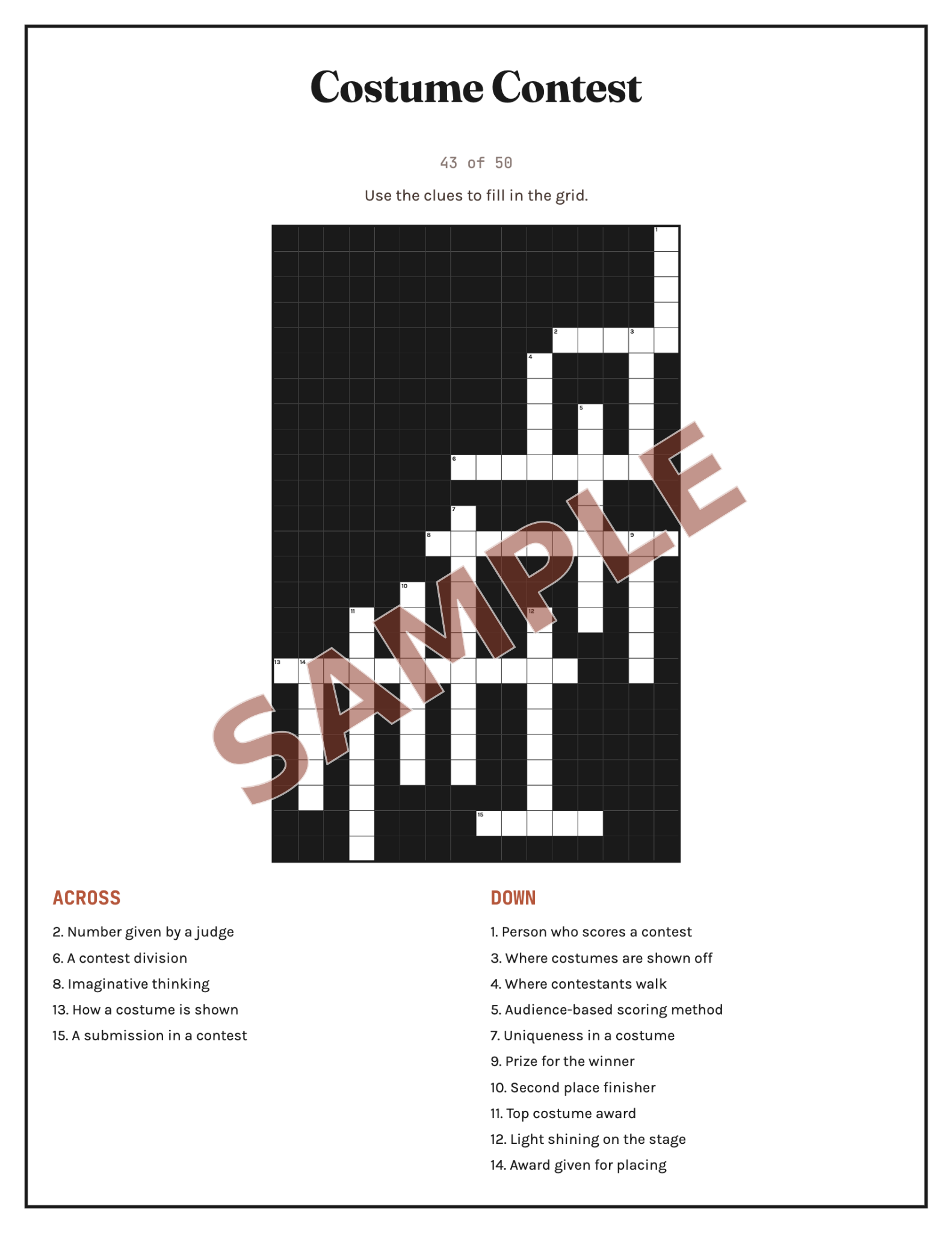 Cryptic & Creepy interior sample page 2