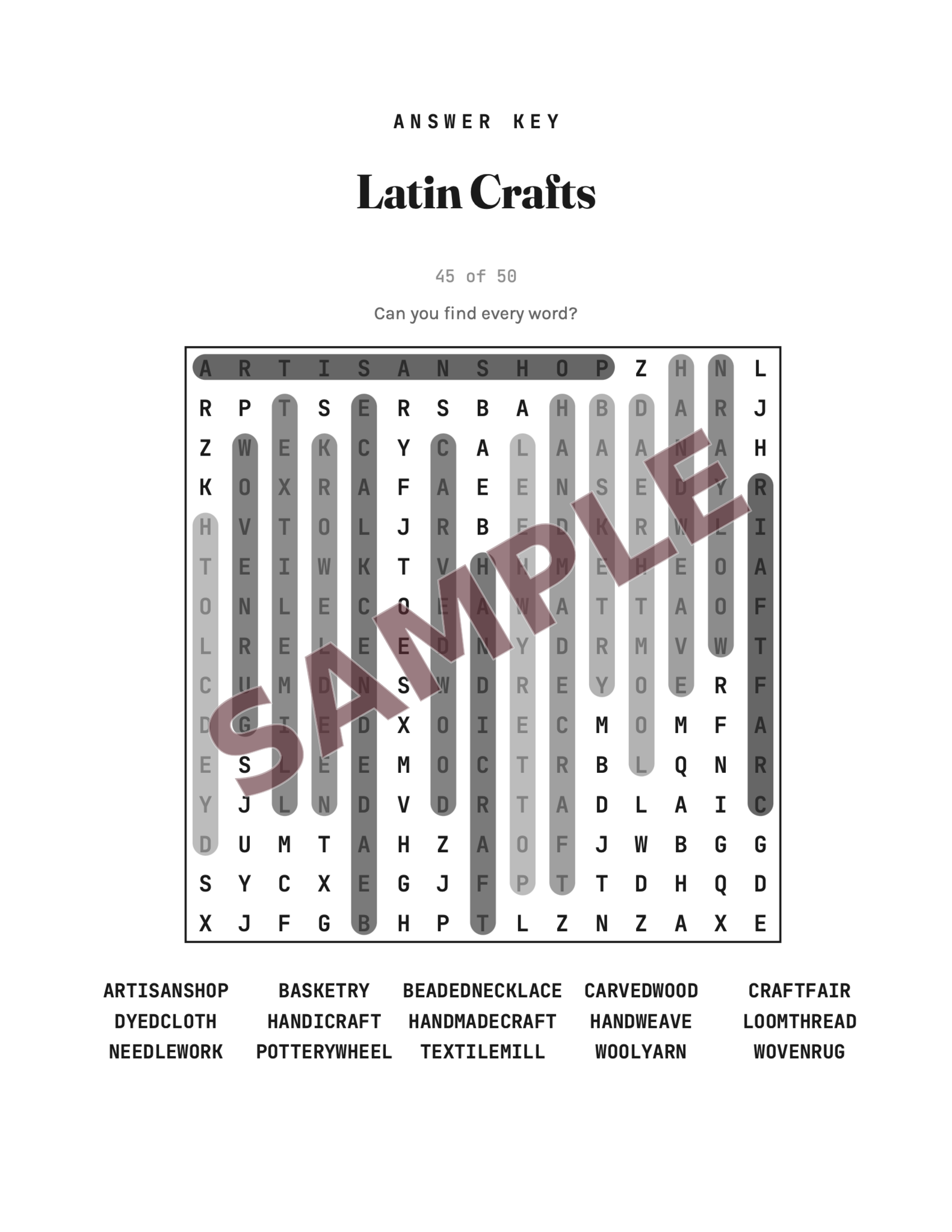 Cultura & Búsquedas interior sample page 3