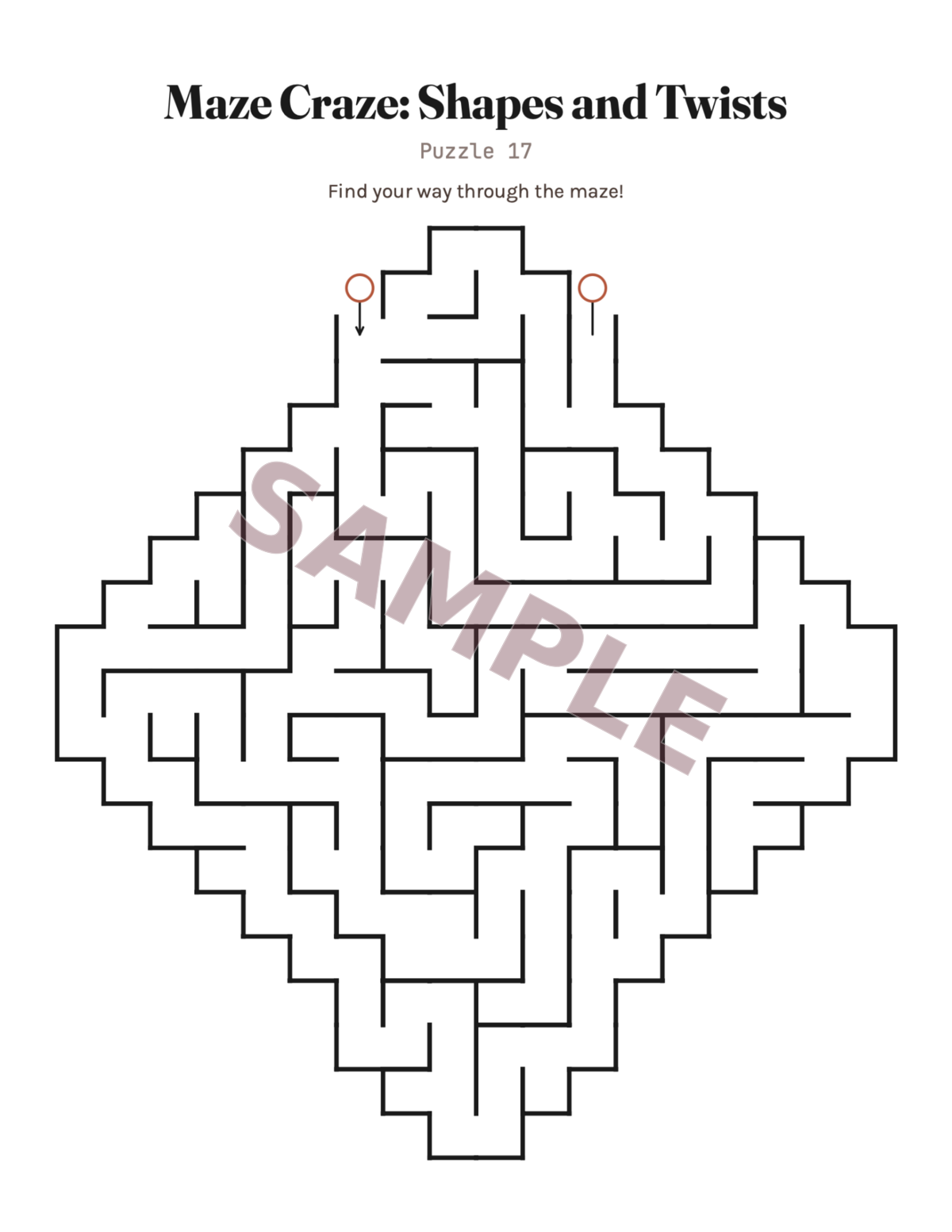 Maze Craze interior sample page 2