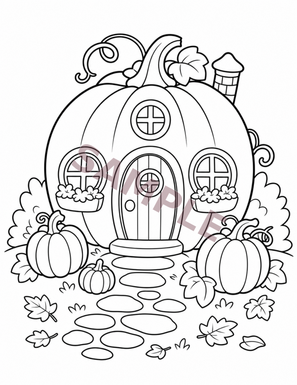 Pumpkin Patch Pals interior sample page 1