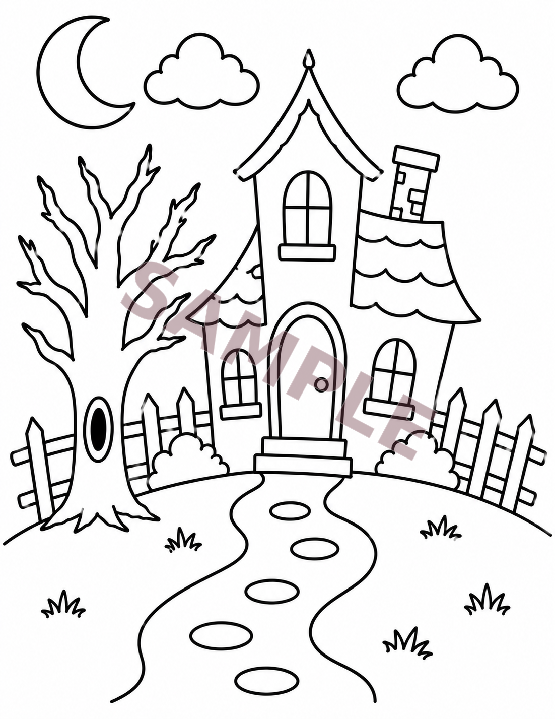 Spooky Haunted Places interior sample page 1