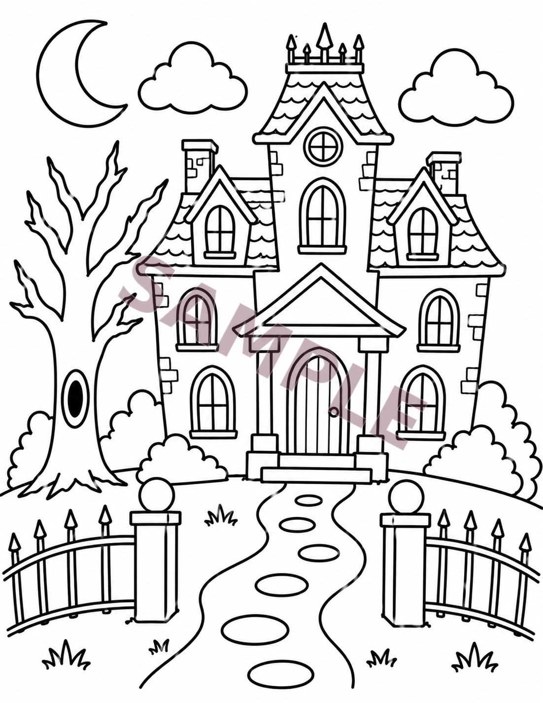 Spooky Haunted Places interior sample page 3